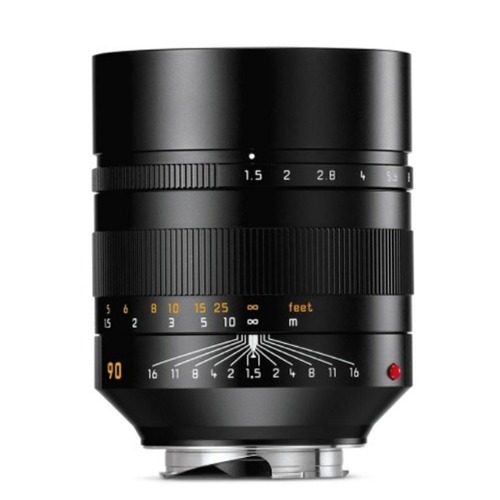 신품 Leica M-90mm f/1.5 Summilux ASPH 6bit Black