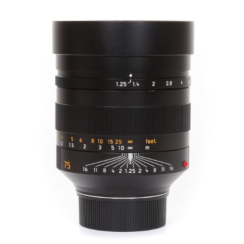 Leica M-75mm f/1.25 Noctilux ASPH 6bit Black