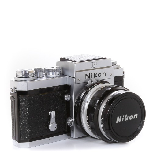 Nikon F Waist Level Finder + Nikkor F-50mm f/2 Nippon Kogaku Set