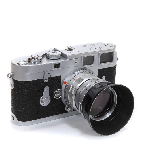 Leica M3 + M 50mm f2 Summicron Rigid Silver Set