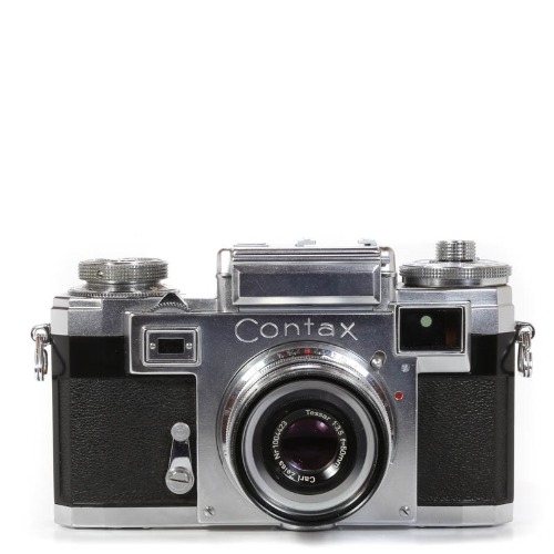 Contax III + C 50mm f3.5 Tessar Silver SET