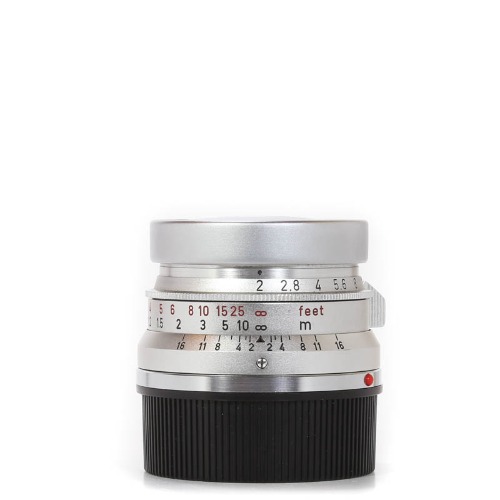 Leica M 35mm f2 Summicron 1st 8elements Silver (Dual-Mount)