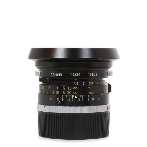 Leica M 35mm f1.4 Summilux 2nd Black (Brass Infinity Lock)