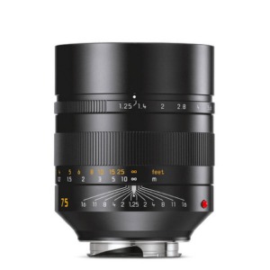 신품 Leica M 75mm f1.25 Noctilux ASPH 6bit Black