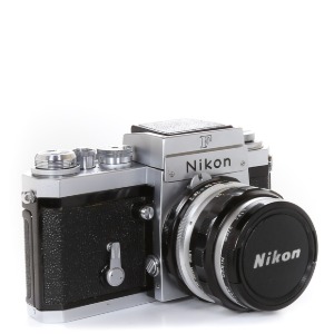 Nikon F Waist Level Finder + Nikkor F 50mm f2 Nippon Kogaku Set