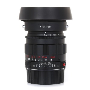 Leica M 50mm f1.4 Summilux ASPH 6bit Black chrome finish e43