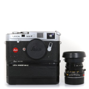Leica M4-P + M 50mm f2 Summicron 3rd + Winder SET [1913-1983 / 70th anniversary Edition]