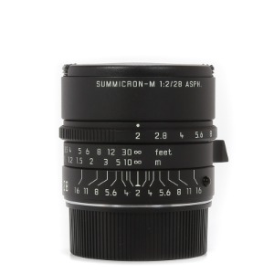 Leica M 28mm f2 Summicron ASPH 6bit Matt Black Paint